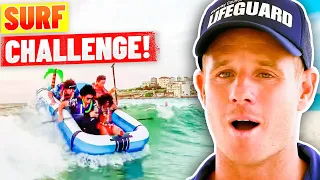 Crazy Lifeguard Surf Challenge (Surfen Tag - Bondi Rescue Season 9)