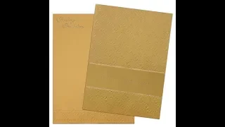 Golden Wedding Invitation Cards-KNK1923