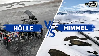 Heaven and hell on the first day of my motorcycle trip through Iceland (S4/E2)