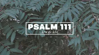 Psalm 111 Song Word For Word (Lyric Video) • ESV