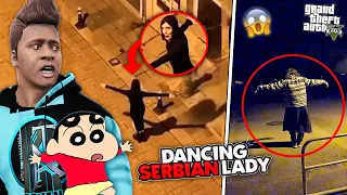 Franklin & Shinchan Found SERBIAN DANCING LADY in GTA 5