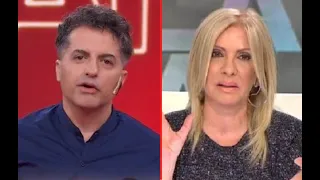 El tenso momento que protagonizaron Ángel de Brito y Susana Roccasalvo en los Martín Fierro de ...