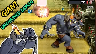 Biggest 💥 Unchained Demon 🔥 Epic Fight! - Castle Crush : War Battle