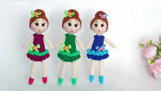 🌸I make a lot of them to earn money🌸How to crochet a Beautiful BALLERINA in amigurumi🌸