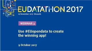 EU Datathon 2017 - Webinar 3 (Financial transparency system, Whoiswho, ...)