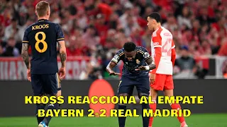 Toni Kross reacciona al Bayern 2-2 Real Madrid en la semifinal de Champions League