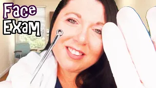 ASMR Dermatologist Roleplay (Face Exam, Gloves, Pimple Popping, Blackhead Extraction, Skincare)