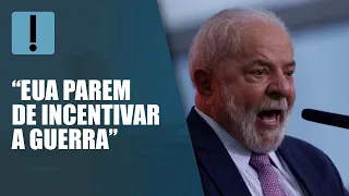 Lula acusa EUA de "incentivar" a guerra na Ucrânia