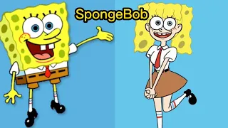 SpongeBob Characters GENDER SWAP
