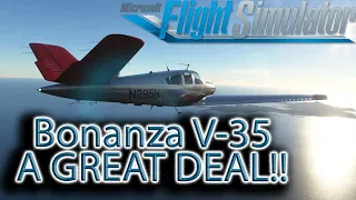 Microsoft Flight Simulator | Carenado Bonanza V-35 | A Great Deal!