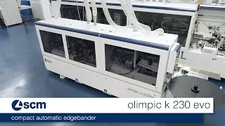 scm olimpic 230 evo - compact automatic edgebander