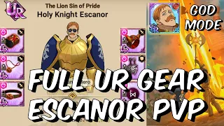 FULL UR Gear Red Escanor PVP - GOD MODE DESTRUCTION - Seven Deadly Sins: Grand Cross Global