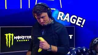 Stunna rages and breaks a banana after Team USA loses the round!