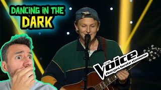 Jørgen Dahl Moe | Dancing In the Dark (REACTION) Blind auditions | The Voice Norway