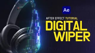 After Effects Digital Logo Wiper Tutorial (Include project files)