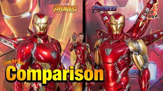 Hot Toys Iron Man Mark LXXXV 85 Avengers End Game MMS528D30 Mark L 50 Infinity War Comparison ホットトイズ