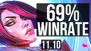 FIORA vs RENEKTON (TOP) | 69% winrate, 6 solo kills, Legendary | KR Challenger | v11.10