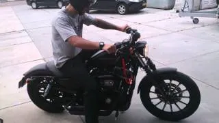 Harley Davidson Sportster 883 Iron HD with Vance and Hines exhausts