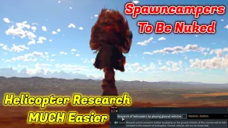 Spawncampers To Be MARKED On Minimap + Researching Helicopters With Tanks - War Thunder