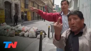 "¡Váyanse a su país!" | El tenso momento que vivió el equipo de TN en Bolivia