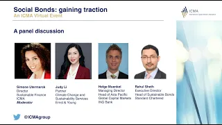 ICMA Virtual Event - Social Bonds - gaining traction