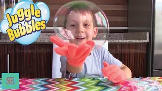 Мыльные пузыри Juggle Bubbles не лопаются Супер! Видео для детей Новые игрушки Magic bubbles review