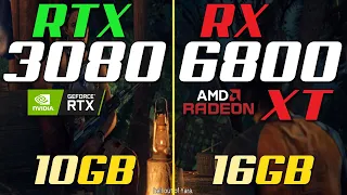 RTX 3080 vs. RX 6800 XT | Test in 9 Games | 4K
