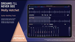 Guitar Backing Track | Dreams I'll Never See - Molly Hatchet