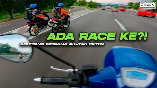 ADA RACE KER? SANTAI SKUTER TOP SPEED😂  @Sharfmotovlog | Kawasaki ZX636R / Royal Alloy GP 180 [4K]