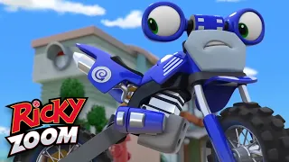 Where's Toot? ⚡️Saving The Day⚡️ Motorcycle Cartoon | Ricky Zoom