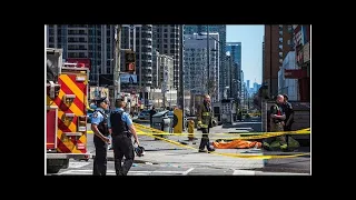 Nine killed as van ploughs through crowds in Toronto