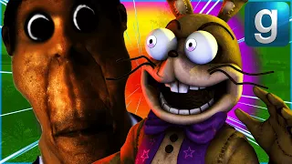 Gmod FNAF | Glitchtrap Gets Hunted Down By Obunga!