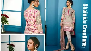 ARISHA CHOWDARY Embroidered Lawn