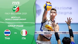 THA vs. ITA - Pre-Round | Men's U21 Volleyball World Champs 2021