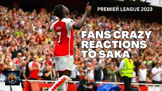 Fans Crazy Reactions To Bukayo Saka’s Goal vs Nottingham Forest 2-1