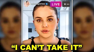 "I Can't Take It" Selena Gomez Breaks Down On IG Live Amid Hailey Feud