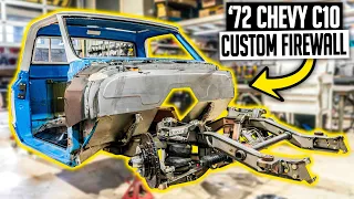 Custom Firewall & Extreme Rust Repair for LS Swapped C10 - Bagged 1972 Chevy Truck