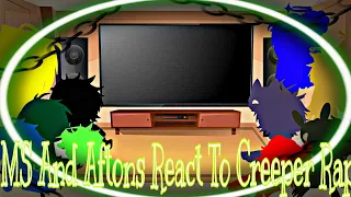 MS And Aftons React To Creeper Rap||GC||MINECRAFT||FNAF||Part 2