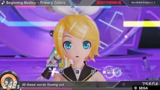 Project DIVA X HD ~ Beginning Medley - Primary Colors ~ Gold Clear Triple Threat Request