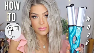 HOW TO- CRIMP/ WAVE your hair | Valerie Pac