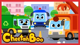 [NEW] Heroic Cleaning Vehicles, Coming to our Rescue❗ | Nursery rhymes | Kids song | #cheetahboo