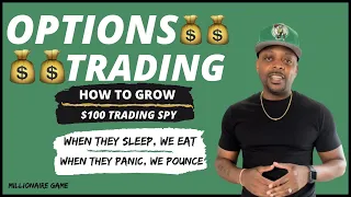 How To Grow $100 Trading $SPY (Option Entries & Exits)