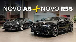 Fui conhecer o Novo Audi A5 Prestige Plus 2021 e o Novo RS5 Sportback