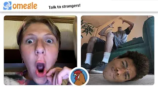 Falling Head JUMPSCARE PRANK on Omegle