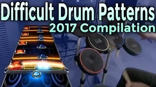 2017's Difficult Rock Band DLC Drum Patterns (Expert Pro Drums RB4)