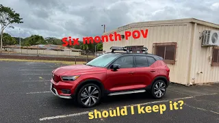 Volvo XC40 RECHARGE six-month owner review.