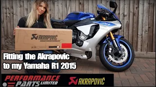 Fitting the Akrapovic to my Yamaha R1 2015 - Decat - Fly by