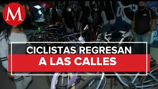 Tras dos años de pandemia, ciclistas vuelven a rodar en CDMX