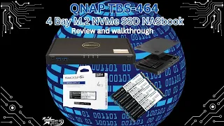 LIVE - QNAP TBS464 - 4 Bay M.2 NVMe SSD NASbook - Walkthrough - Tuesday October 17, 2023