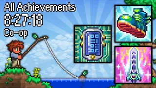 Terraria All Achievements in 8:27:18 / Co-op Expert NMA 1.4.4 Speedrun